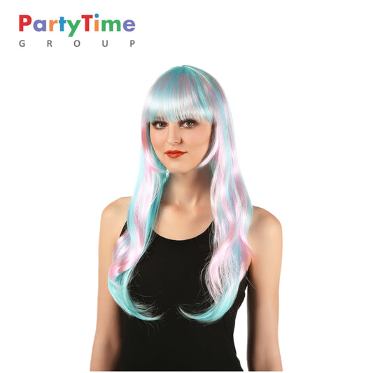PARTYTIME Pink Mermaid Ombre Wig